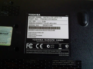 Toshiba Satellite L670-17X фото 2