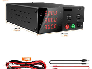 SPPS-D 6010 Laboratory Horizontal 60V/10A Power Supply Laboratory, Лабораторный блок питания 60В 10А foto 2