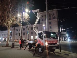 Arendă autoturn pentru instalarea decorațiunilor pe fatade, cladiri, impodobirea brazilor! foto 7