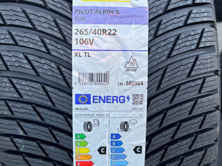 265/40 R22 Michelin Pilot Alpin 5/ Доставка, livrare toata Moldova 2024 foto 2