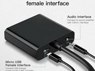 Адаптер HDMI to VGA с аудиовыходом и доп. питание для PS4/Xbox ONE/TV BOX foto 4