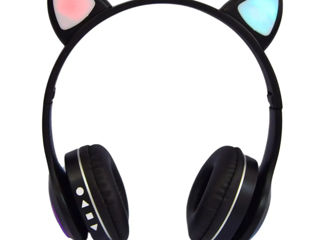 Детские наушники с ушками Cat ear headphones foto 3