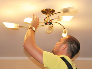 Электрик.. Не дорого !!! Electrician Chisinau. Lustre. Prize. Lumina. Электромонтаж. foto 1