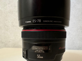 Canon 50mm f/1.2 foto 1