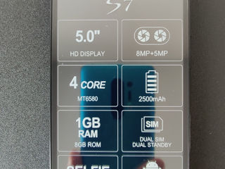 Ulefone S7 - nou, dual sim, 1/8Gb. foto 2