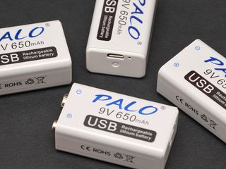 Аккумуляторы Крона" PALO 9V 650mAh.USB