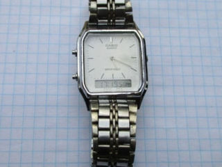 Casio Dual. Бiлii wintage.Комбинированные- стрелочные и электронные.10 year garanty. foto 3