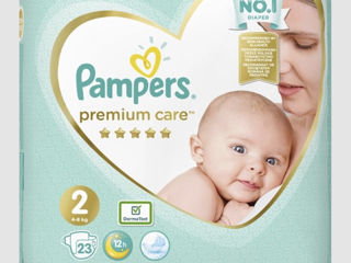 Pampers Premium Care  2 и 3