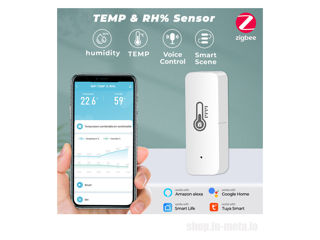 AE-TM-500A Smart Temperature And Humidity Sensor Tuya ZigBee 3.0, Датчик температуры и влажности. foto 5