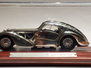 Машинка Модель Моделька Эксклюзив Хром 1/43 Bugatti Coupe Atlantic В Боксе* foto 6