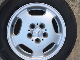 Discuri r15 originale mercedes w124 cu anvelope Michelin195-65 foto 5