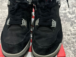 Air jordan 4 Black canvas foto 2