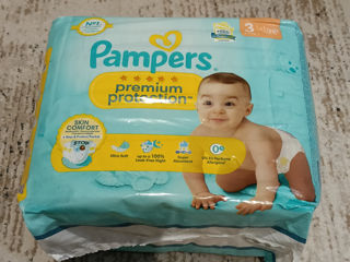 Se vinde ambalaj nou de scutece Pampers Premium protection mărimea 3 6+10 kg 29 buc foto 0