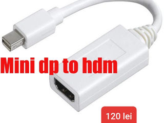 Адаптеры HDMI-DP-DVI-D - VGA-usb Type C-RCA -Mini DP-PS2/WII foto 8