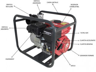 Motopompa pe benzina Elefant WP30X -credit-livrare foto 4