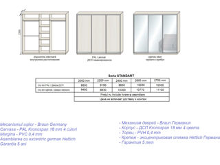 Скидки минус 2000 лей на шкафы купе foto 3