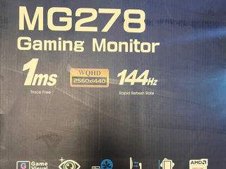 Asus 27 WQHD Gaming monitor 2k foto 5