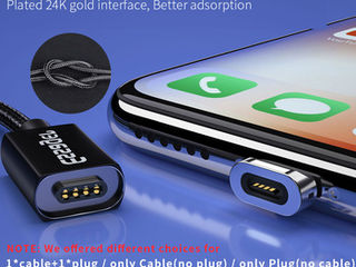 Essager Micro USB Magnetic, cablu de incarcare a oricarui telefon, 2 metri foto 2
