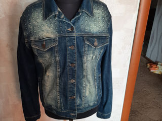Продам джинсовую куртку - 400 лей. новая.  размер 48-50. foto 3