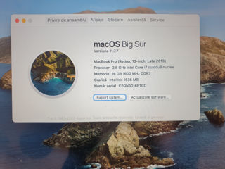 Mackbook Pro 13 (2013), i7 4558U, 16GB DDR3, 256GB SSD