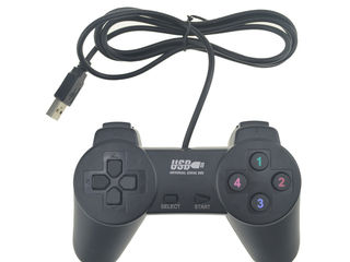 Игровой USB джойстик геймпад. Gamepad USB foto 3