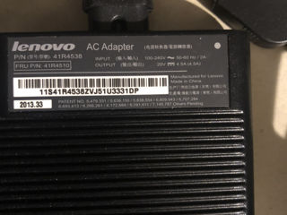 Adaptor combinat ultraslim AC/DC Lenovo 90W 41R45510 foto 5