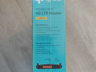 4G LTE Router Wireless TP-Link TL-MR6400  3G/4G, SIM foto 3