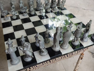 Шахматы .мрамор