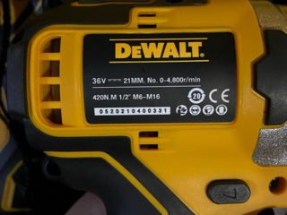 Набор DeWALT шуруповерт + гайковер foto 5