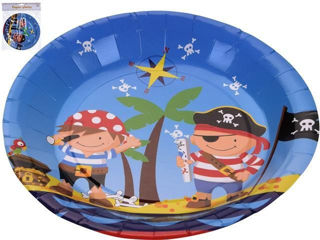 Set Farfurii Din Hartie Pirates 8Buc, 23Cm foto 1