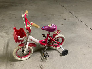 Продам Детский 4 колесный велосипед, Bicicleta pentru copii cu roti ajutatoare pentru incepatori foto 6