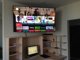 Установить телевизор на стену. Instalarea tv pe perete.Montarea televizorului pe perete.Suport tv foto 3