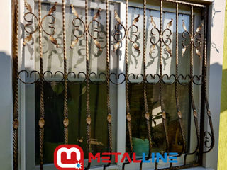 Gratii, grilaje din metal la geamuri la comandă  foto 4