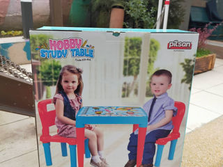 Set Masa +2 scaune pentru copi la doar 550 lei
