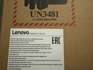 Laptop Lenovo IdeaPad 3 15ALC6 /ноутбук notebook foto 6