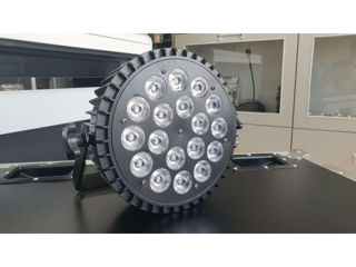 Bonaudio led par 18*10w rgbw set - 6 bucati led par + case (cu roti) foto 13