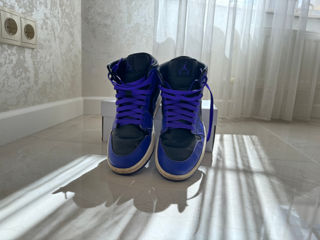 Продам Оригинальные Air Jordan 1 Mid Purple Black В Отличном Состоянии! foto 4