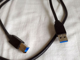 Кабель USB 3.0 1 м - USB-A to USB-B (для принтера, внешнего жесткого диска)