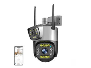 Camera de supraveghere dubla WIFI, exterior