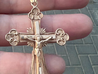 Cruce din aur, крест золотой, 585, 14К