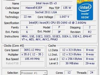 intel xeon 2011v3   лучшие цены в Молдове foto 6