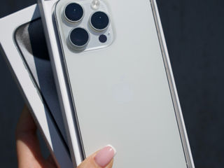 iPhone 15 Pro Max, White Titanium, 256GB