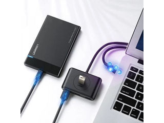 Ugreen USB 3.2 Gen 1 HUB 4x USB, Cablu 1m negru (CR113 20291) (au ramas 2 buc.) foto 4