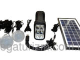 Набор светодиодные лампы + солнечная батарея Gdlite GD-8017A foto 5