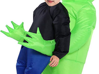 Надувной инопланетянин костюм на хэллоуин для взрослых детей foto 1