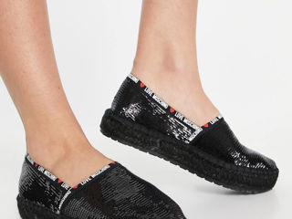 Espadrile negre Love Moschino foto 2