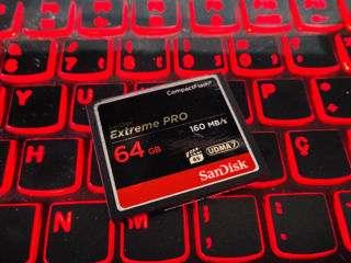 CF 64 Gb Sandisk Extreme Pro 160 mbps