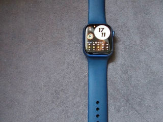 Vând ceas Apple Watch Series 7 41mm Blue Alu Abyss Blue Sp Band GPS