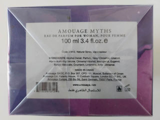 Amouage Myths Woman, nou, sigilat. foto 5