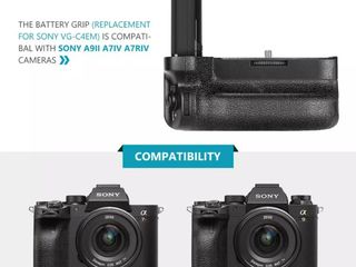 Батарейный блок для Sony A7IV A9II A7RIV foto 3